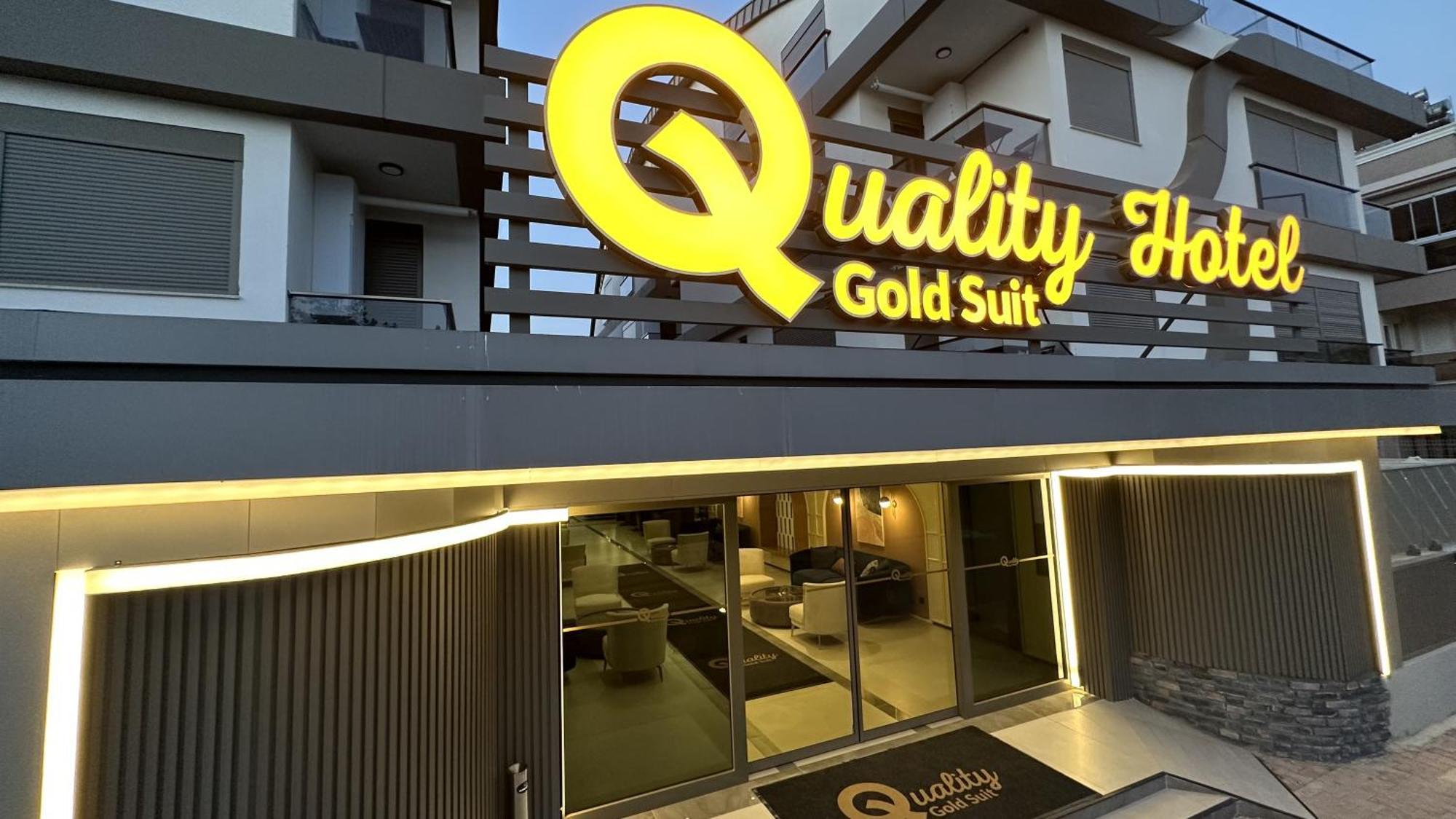Quality Gold Suite Hotel Antalya Exterior foto